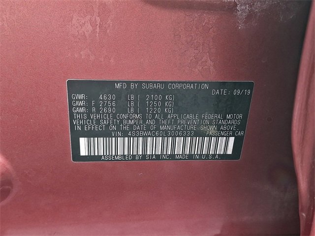 Used 2020 Subaru Legacy Premium w/ Popular Package #1 image 26