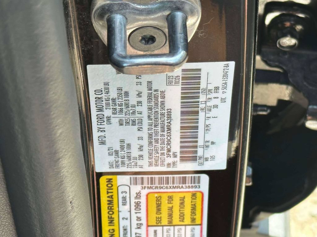 Certified 2021 Ford Bronco Sport Outer Banks AWD/4WD image 19