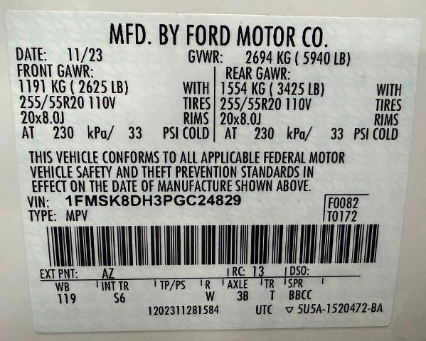 Certified 2023 Ford Explorer XLT w/ Equipment Group 202A AWD/4WD image 24