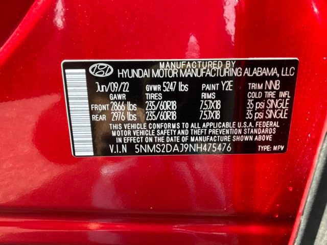 Used 2022 Hyundai Santa Fe SEL AWD/4WD image 32