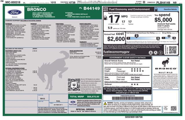 Certified 2023 Ford Bronco Badlands image 28