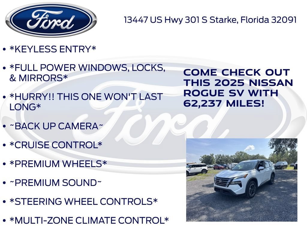 Used 2025 Nissan Rogue SV AWD/4WD image 12