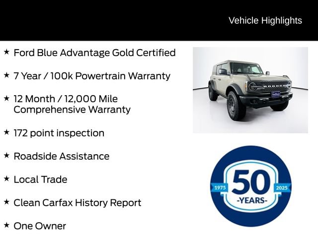 Certified 2025 Ford Bronco Badlands w/ Sasquatch Package AWD/4WD image 6