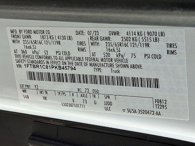 Certified 2023 Ford Transit 250 Medium Roof RWD image 27