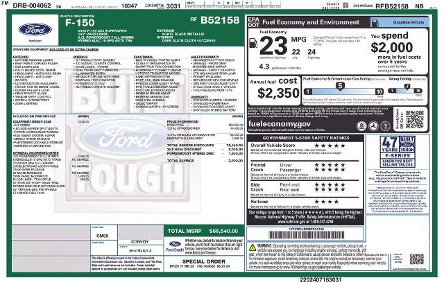 Certified 2024 Ford F150 XLT w/ Equipment Group 303A High AWD/4WD image 2