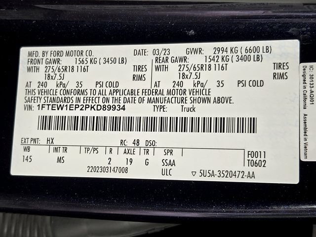 Certified 2023 Ford F150 XLT w/ Equipment Group 302A High AWD/4WD image 29