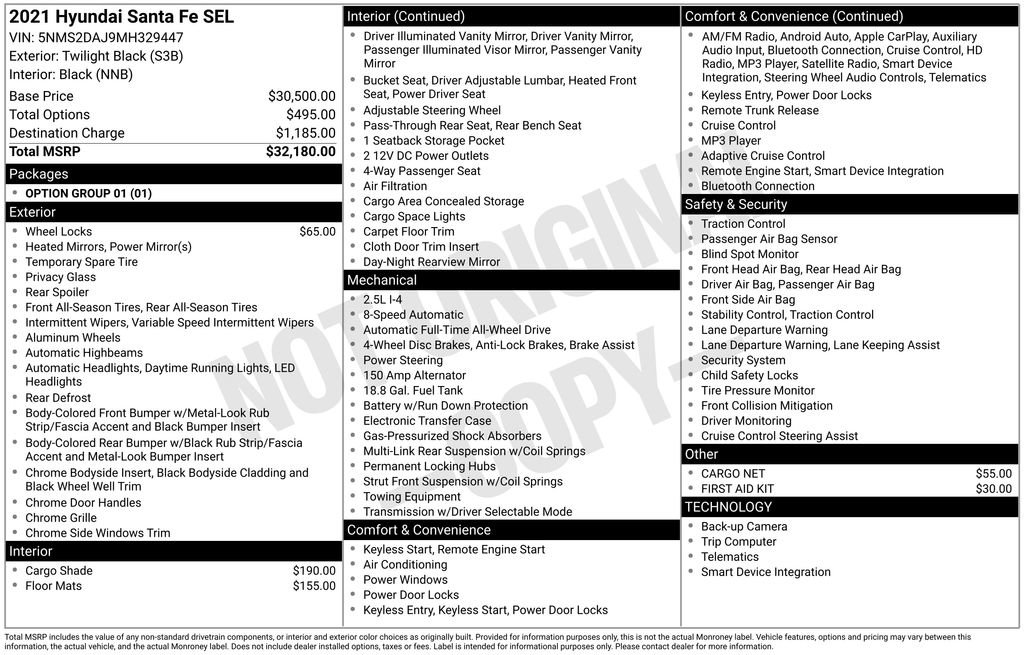 Used 2021 Hyundai Santa Fe SEL image 7