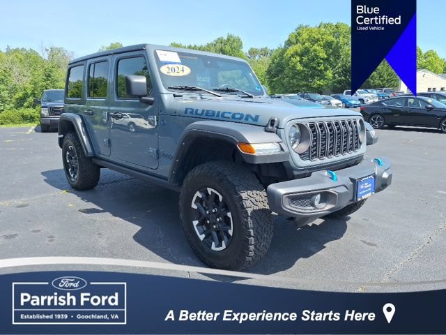 Used 2024 Jeep Wrangler Unlimited Rubicon 4xe AWD/4WD image 1