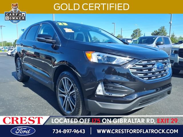 Certified 2023 Ford Edge Titanium w/ Class II Trailer Tow Package AWD/4WD image 1