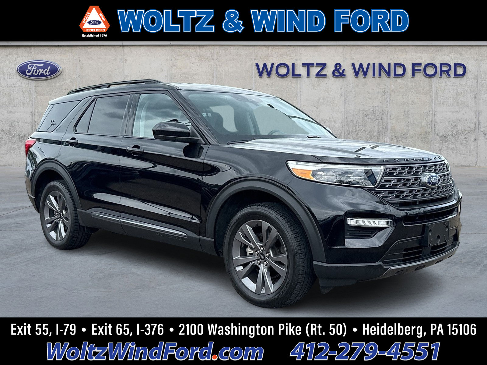 Certified 2023 Ford Explorer XLT w/ Equipment Group 202A AWD/4WD image 1