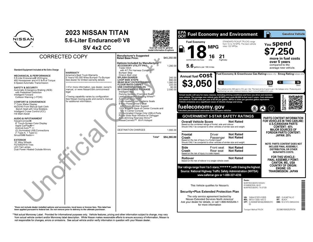 Used 2023 Nissan Titan SV w/ SV Convenience Package image 31