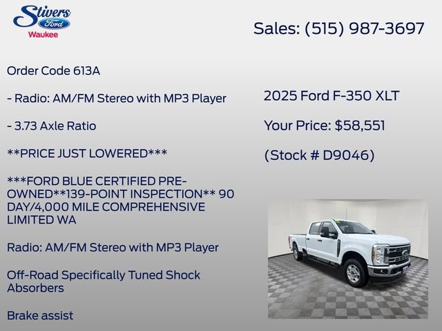 Certified 2025 Ford F350 XLT AWD/4WD image 16