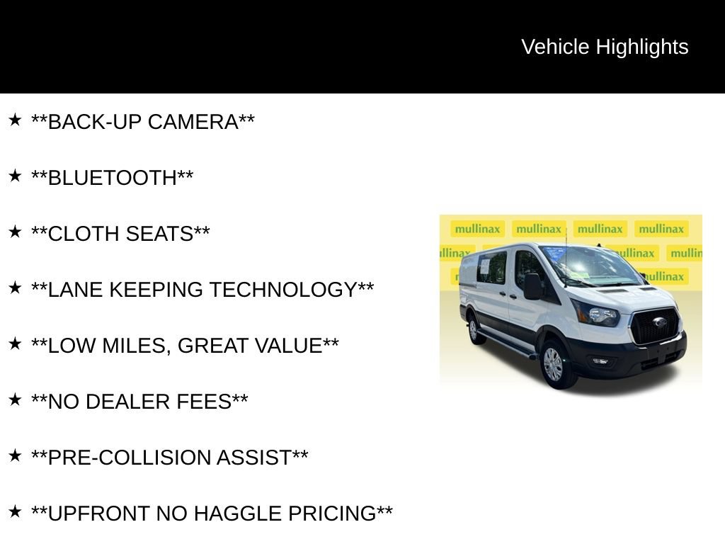 Certified 2025 Ford Transit 250 Low Roof w/ Exterior Upgrade Package RWD image 13