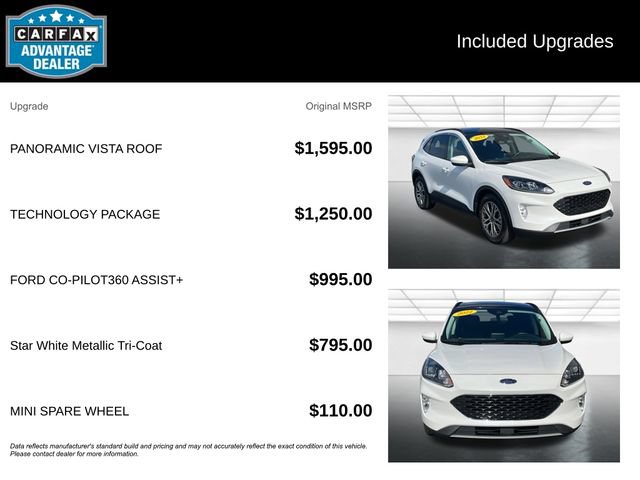 Certified 2022 Ford Escape SEL w/ Technology Package FWD image 6