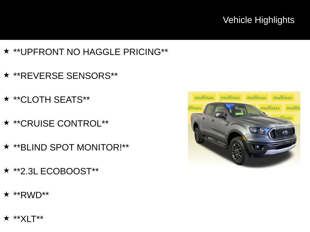 Certified 2023 Ford Ranger XLT w/ Equipment Group 301A Mid image 8