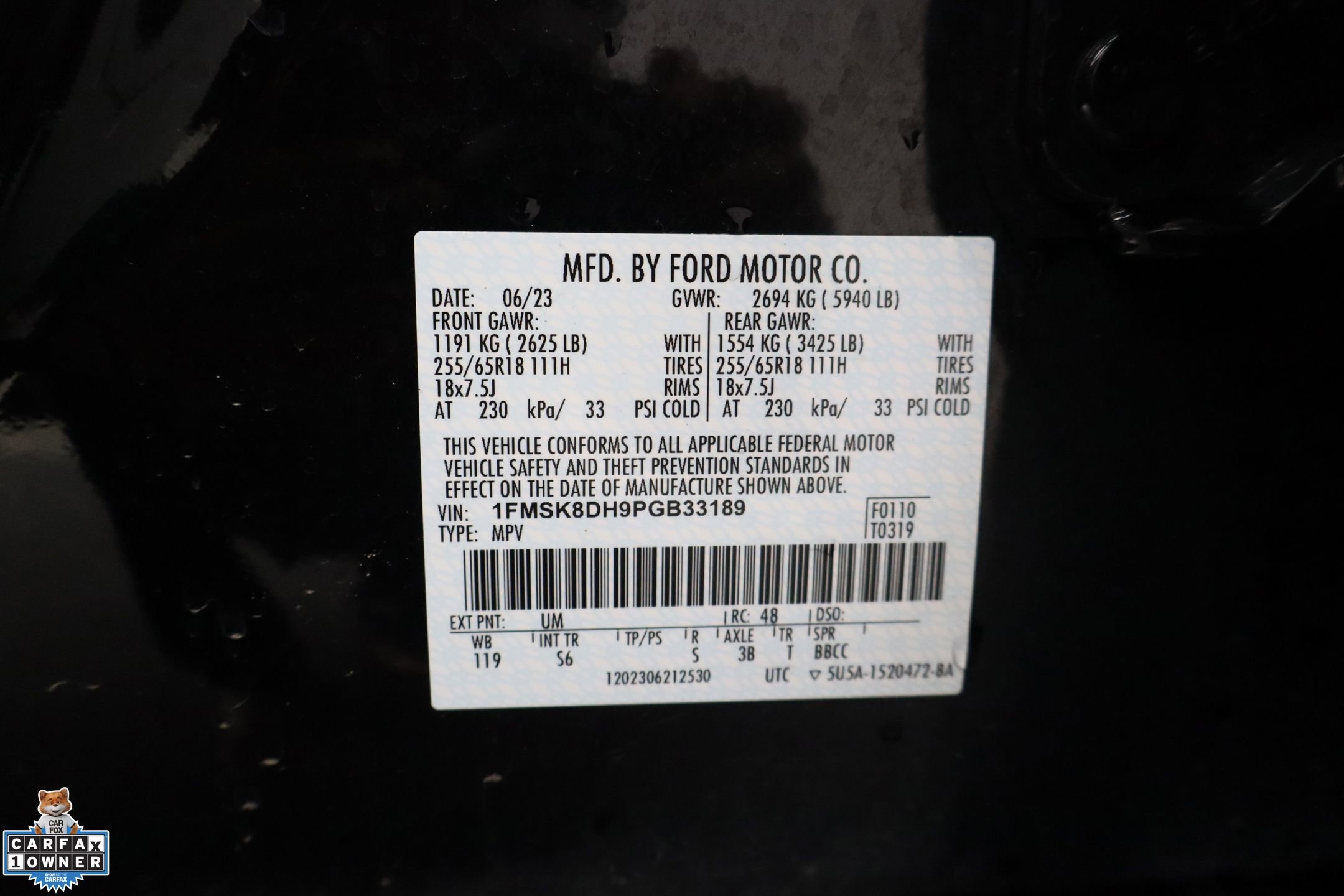 Certified 2023 Ford Explorer XLT w/ Equipment Group 202A AWD/4WD image 33