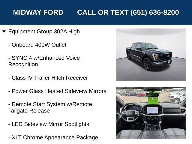 Certified 2023 Ford F150 XLT w/ Equipment Group 302A High AWD/4WD image 13