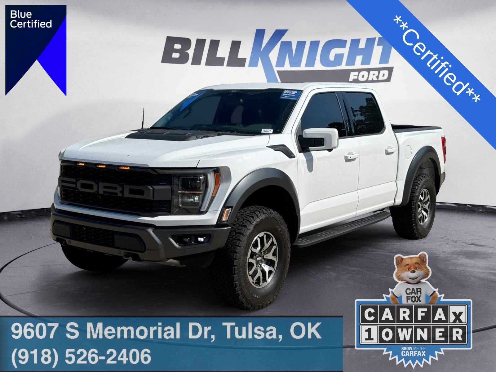 Certified 2021 Ford F150 Raptor w/ Equipment Group 801A High