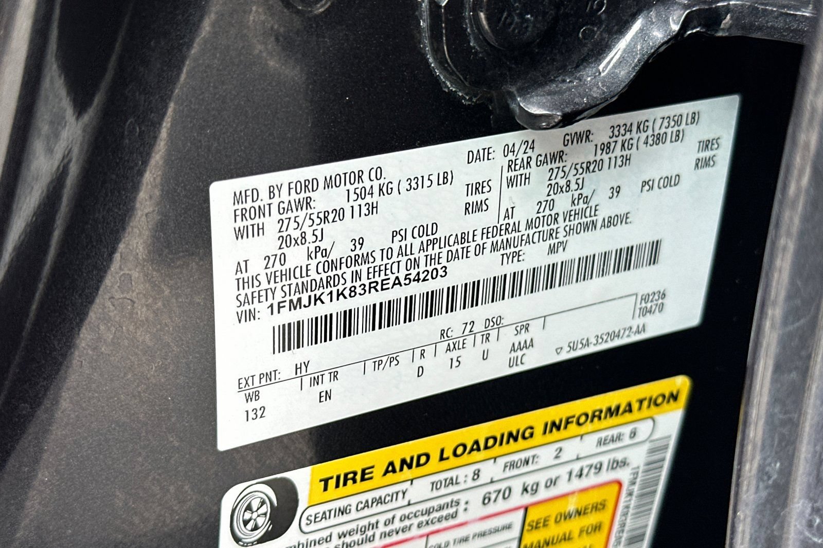 Certified 2024 Ford Expedition Max Limited RWD image 30