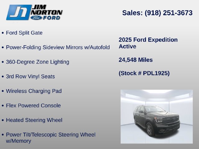 Certified 2025 Ford Expedition Active AWD/4WD image 17