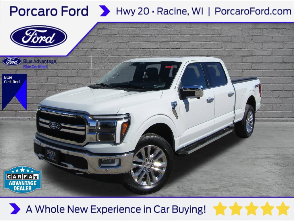 Certified 2024 Ford F150 Lariat w/ Equipment Group 502A High AWD/4WD 360° Tour