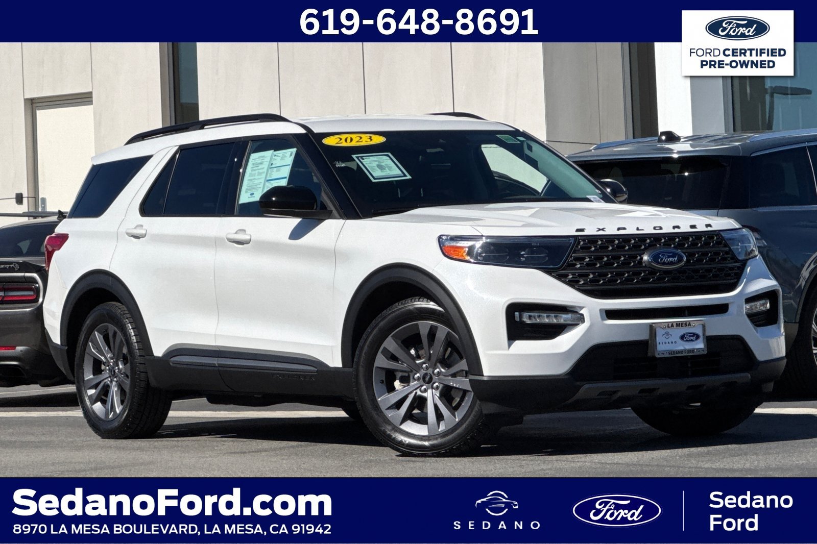 Certified 2023 Ford Explorer XLT w/ Equipment Group 202A