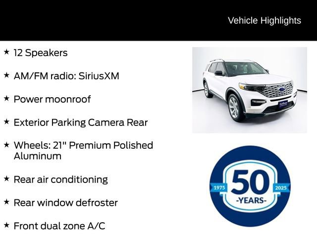 Certified 2020 Ford Explorer Platinum w/ Premium Technology Package image 8