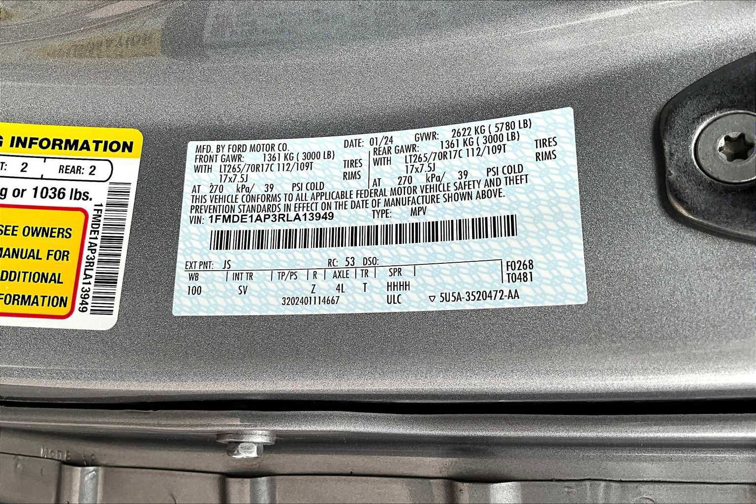 Certified 2024 Ford Bronco Black Diamond image 31