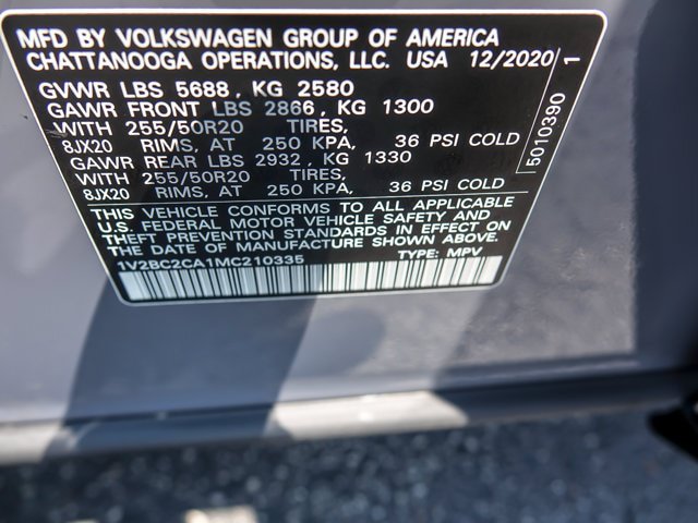 Used 2021 Volkswagen Atlas Cross Sport SEL AWD/4WD image 31