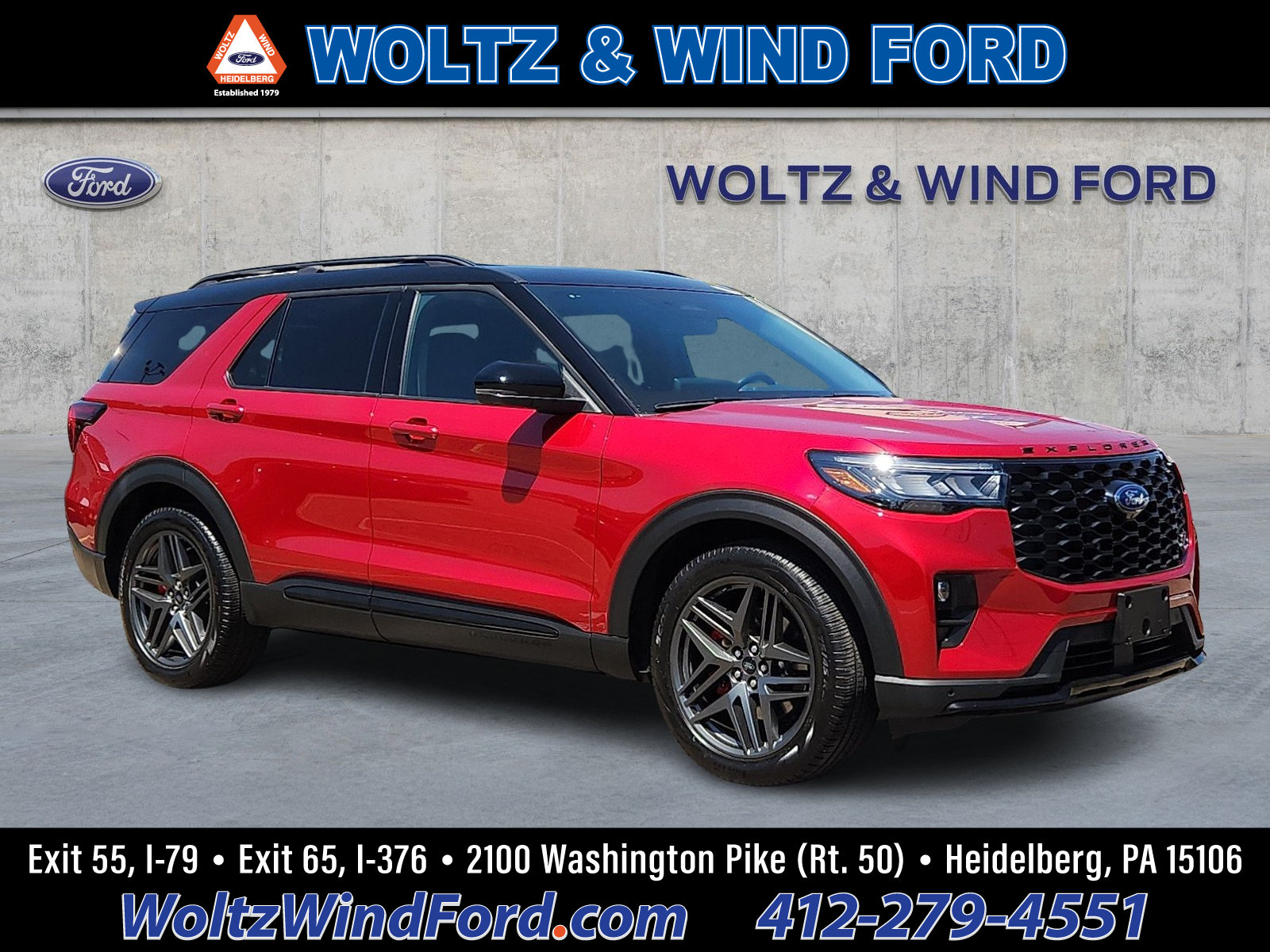 Certified 2025 Ford Explorer ST w/ Sun And Sound Package