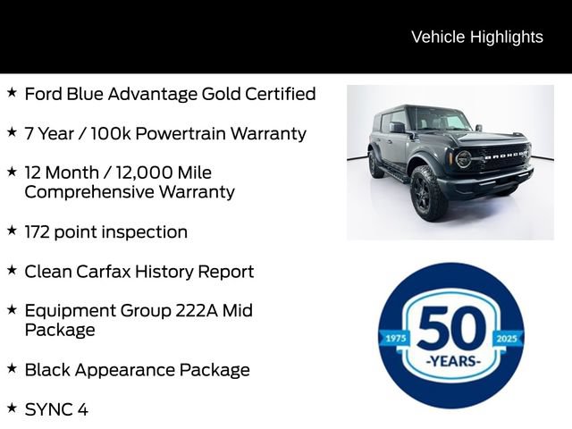 Certified 2025 Ford Bronco Big Bend AWD/4WD image 6