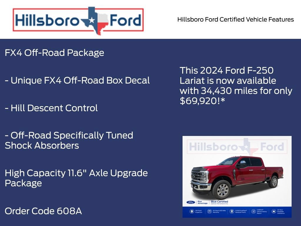 Certified 2024 Ford F250 Lariat w/ Lariat Ultimate Package AWD/4WD image 9
