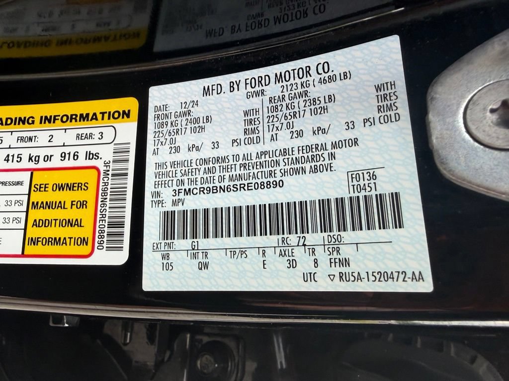 Certified 2025 Ford Bronco Sport Big Bend AWD/4WD image 41