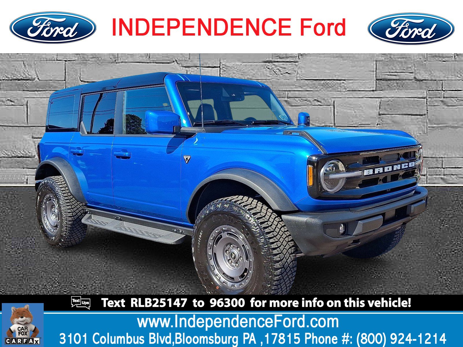 Certified 2024 Ford Bronco Outer Banks