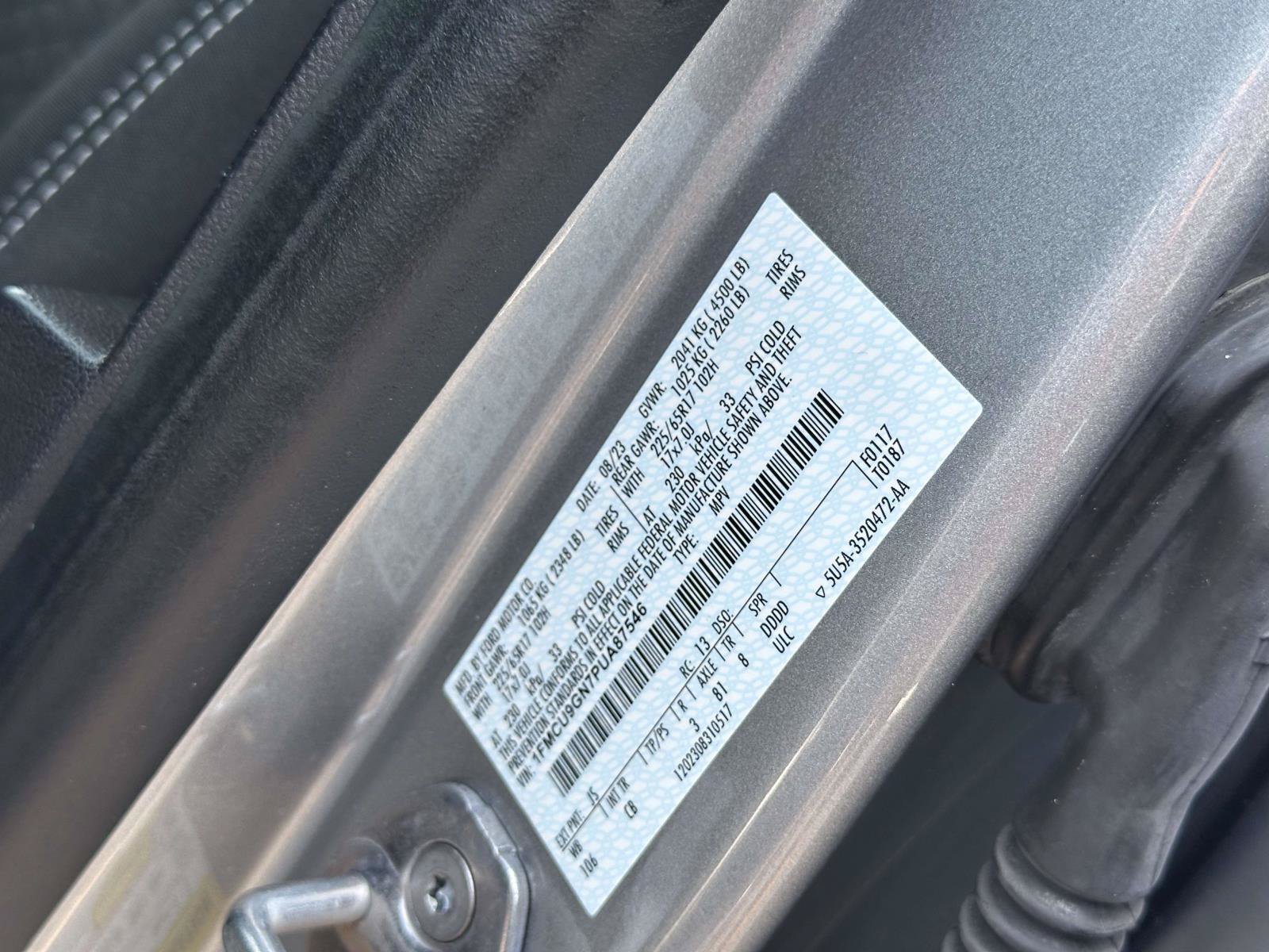 Certified 2023 Ford Escape Active AWD/4WD image 15