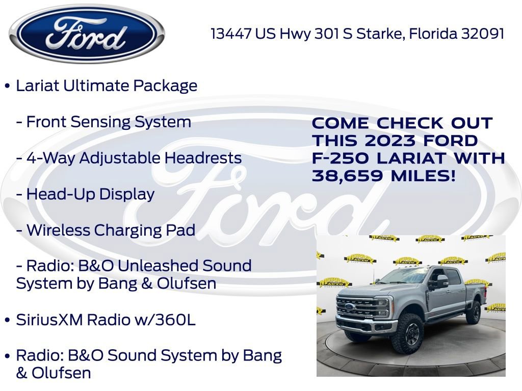 Certified 2023 Ford F250 Lariat w/ Lariat Ultimate Package AWD/4WD image 25
