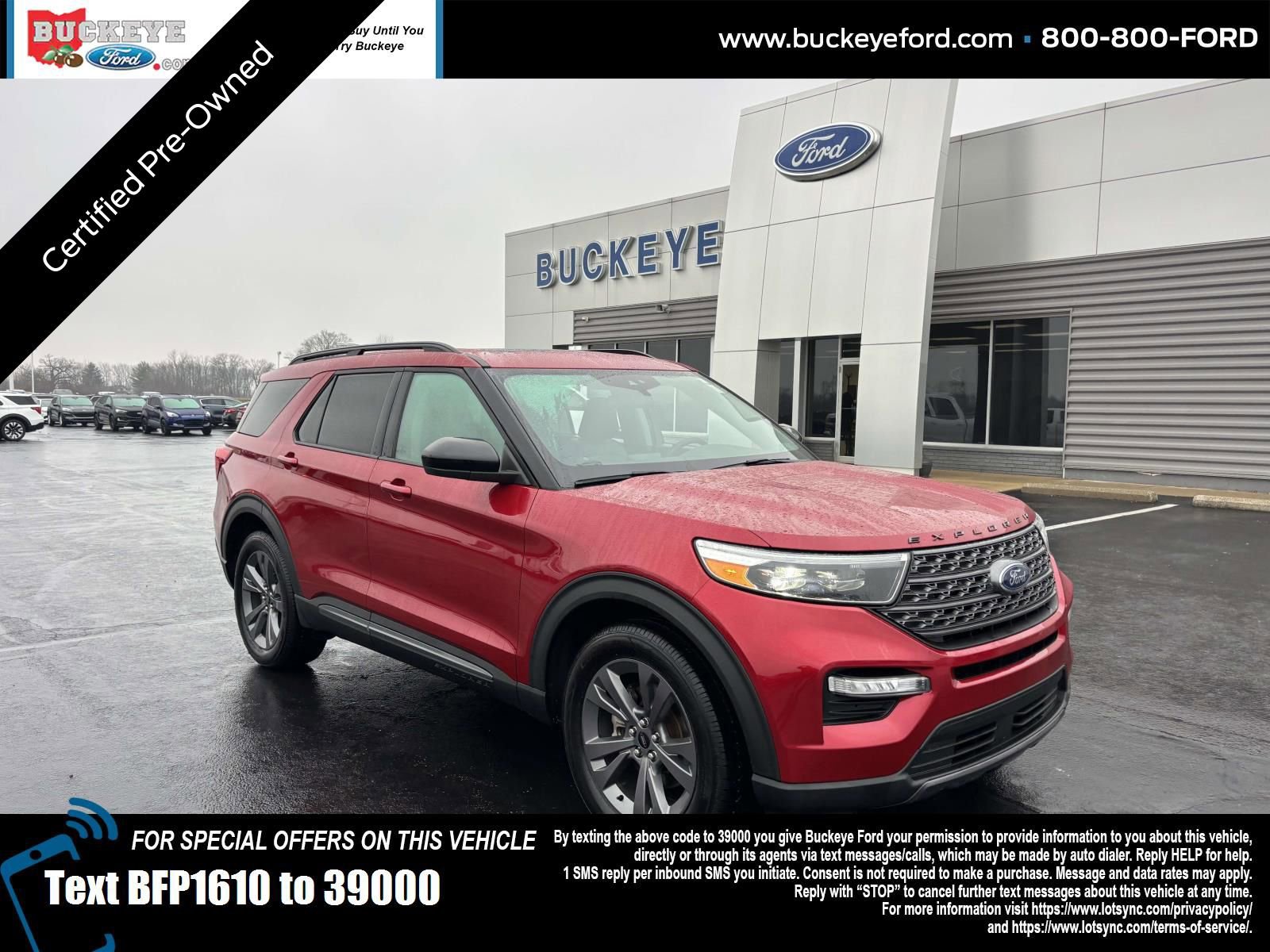 Certified 2022 Ford Explorer XLT w/ Equipment Group 202A