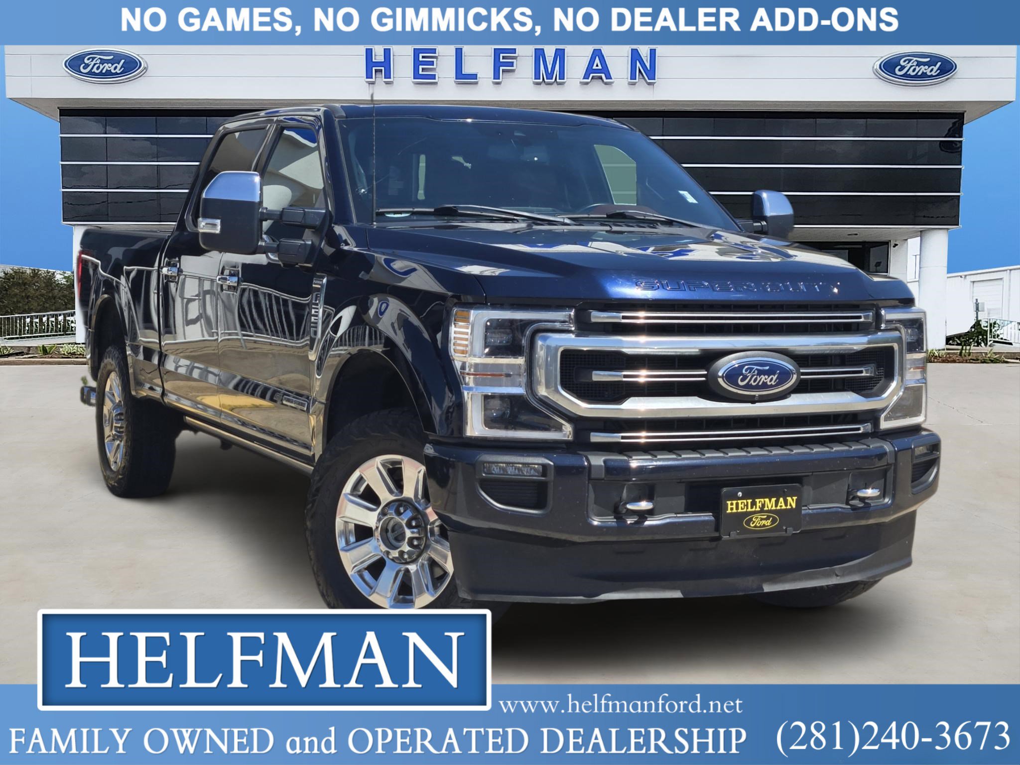 Certified 2022 Ford F250 Platinum w/ FX4 Off-Road Package AWD/4WD image 1