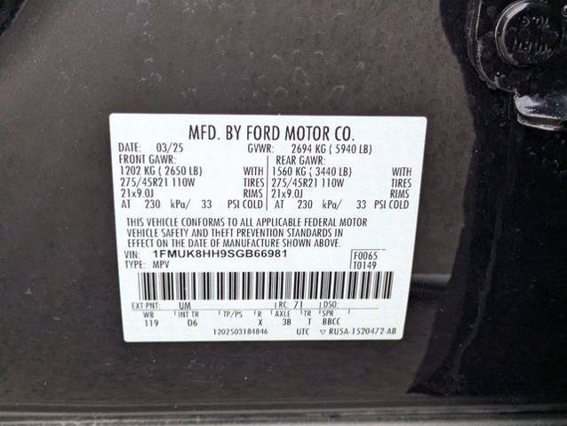 Certified 2025 Ford Explorer Platinum w/ LUX Leather Package AWD/4WD image 26
