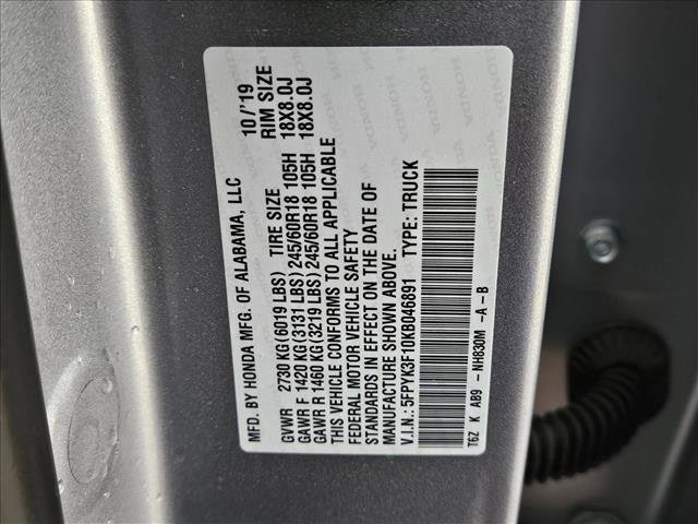 Used 2019 Honda Ridgeline Sport image 25