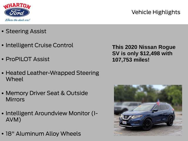 Used 2020 Nissan Rogue SV FWD image 16