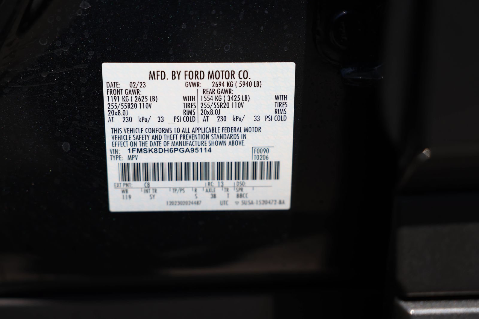 Certified 2023 Ford Explorer XLT w/ Equipment Group 202A AWD/4WD image 43