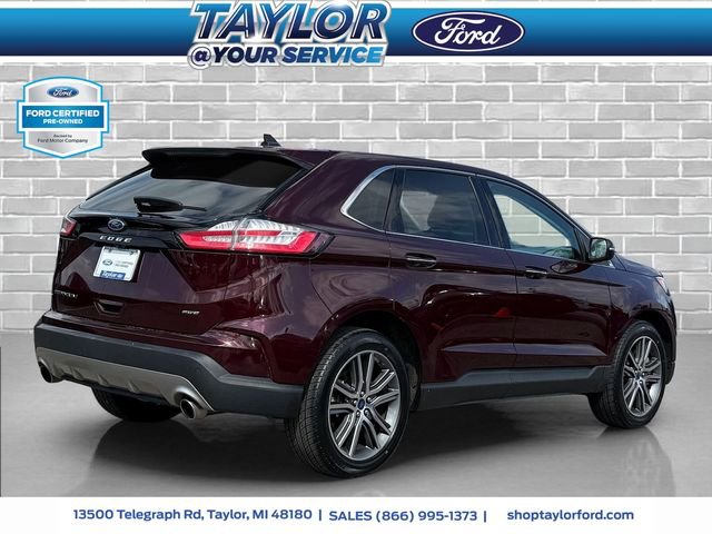 Certified 2022 Ford Edge Titanium w/ Equipment Group 301A image 3