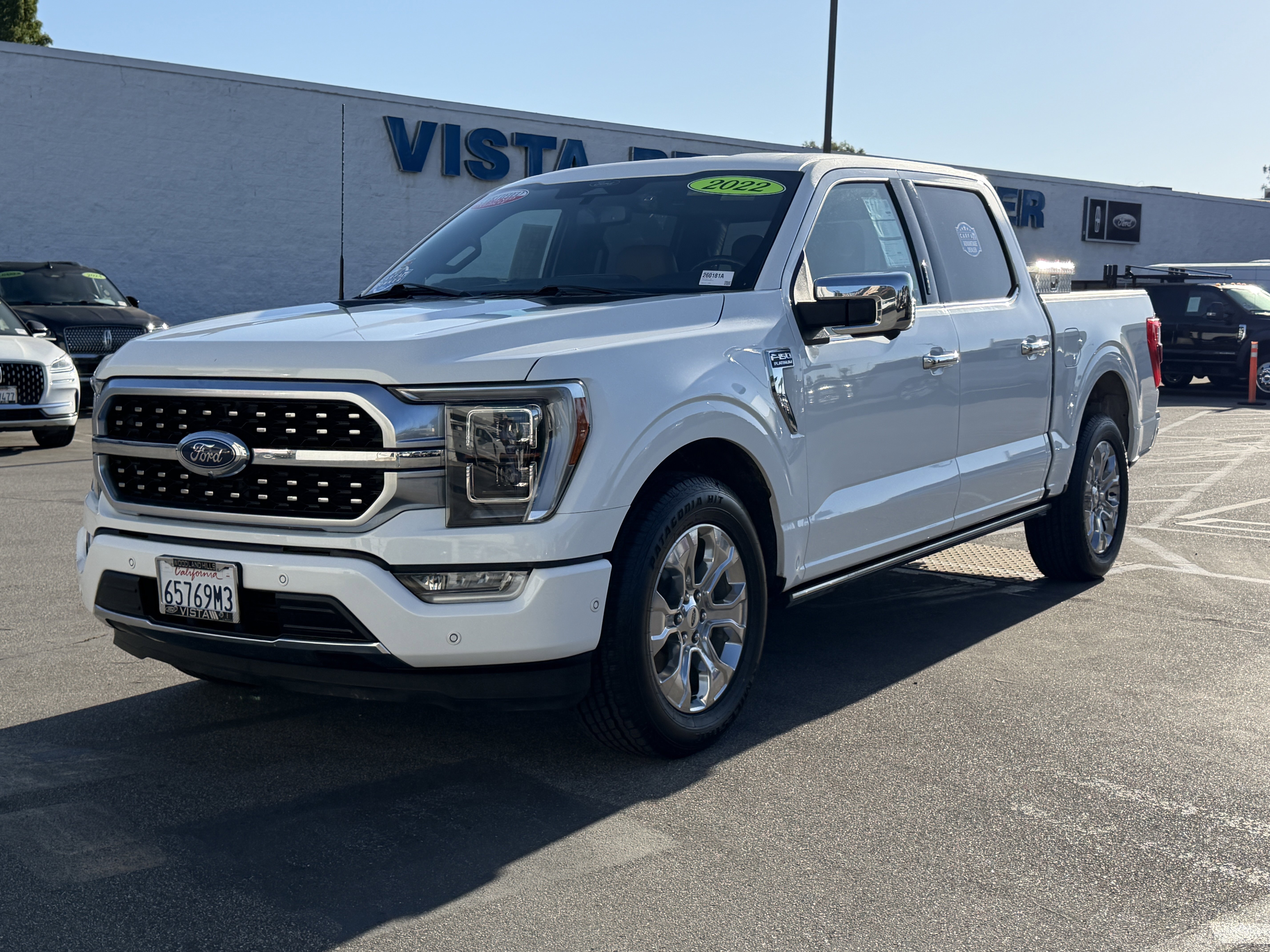 Certified 2022 Ford F150 Platinum w/ Equipment Group 701A High RWD image 3