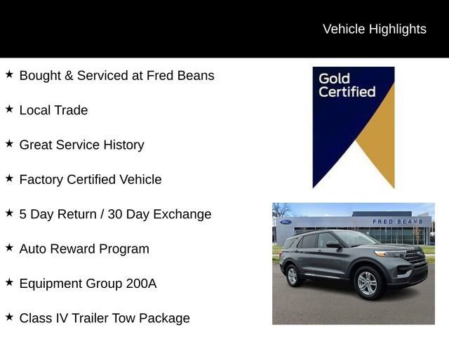 Certified 2022 Ford Explorer XLT w/ Class IV Trailer Tow Package image 9