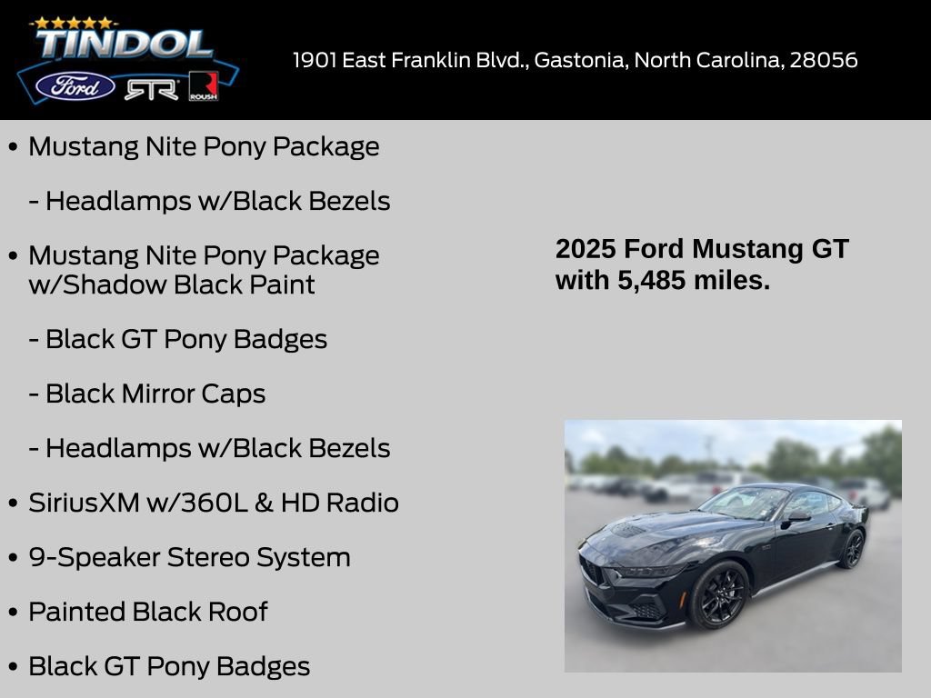 Certified 2025 Ford Mustang GT RWD image 19