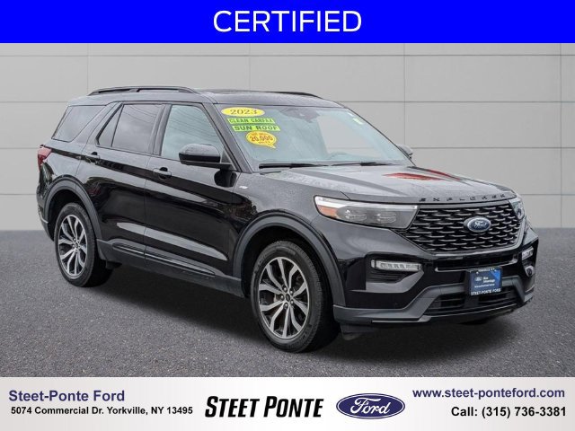 Certified 2023 Ford Explorer ST-Line w/ Class IV Trailer Tow Package