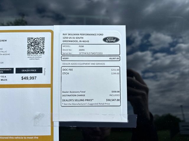 Certified 2025 Ford F150 XLT w/ Equipment Group 301A Standard AWD/4WD image 3