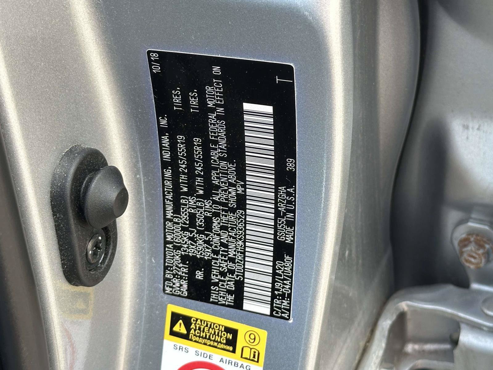 Used 2019 Toyota Highlander Limited Platinum AWD/4WD image 11