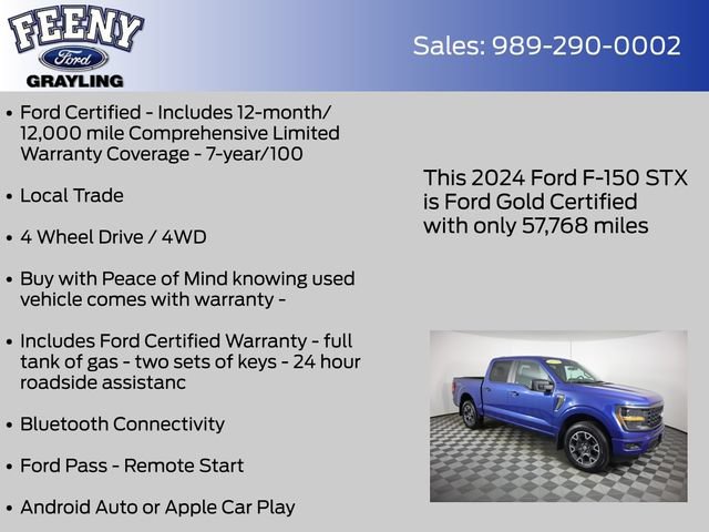 Certified 2024 Ford F150 STX w/ Mobile Office Package AWD/4WD image 5